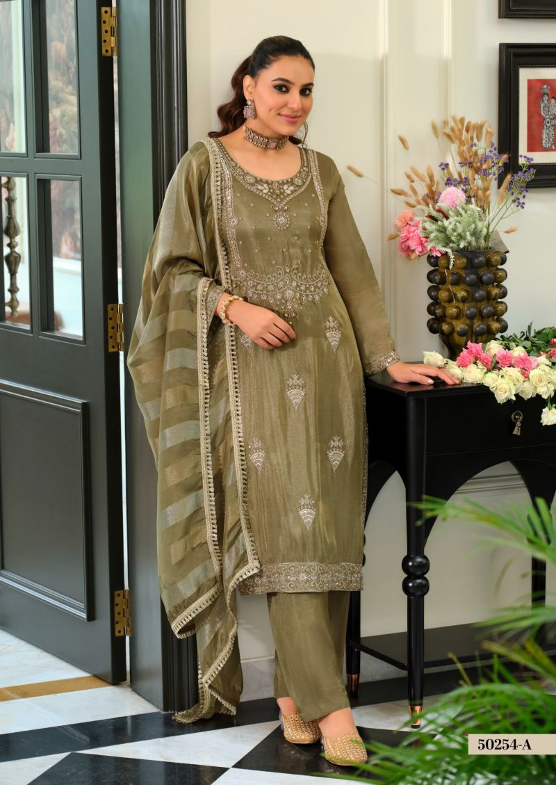 Zaveri D 50254 D Viscose Simar Beats Embroidered Salwar Kameez — Wholesale Salwar Suits, Eba Lifestyle wholesale from Surat — view 2
