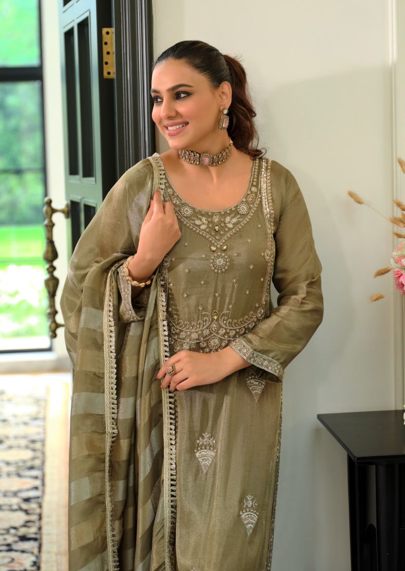 Zaveri D 50254 D Viscose Simar Beats Embroidered Salwar Kameez