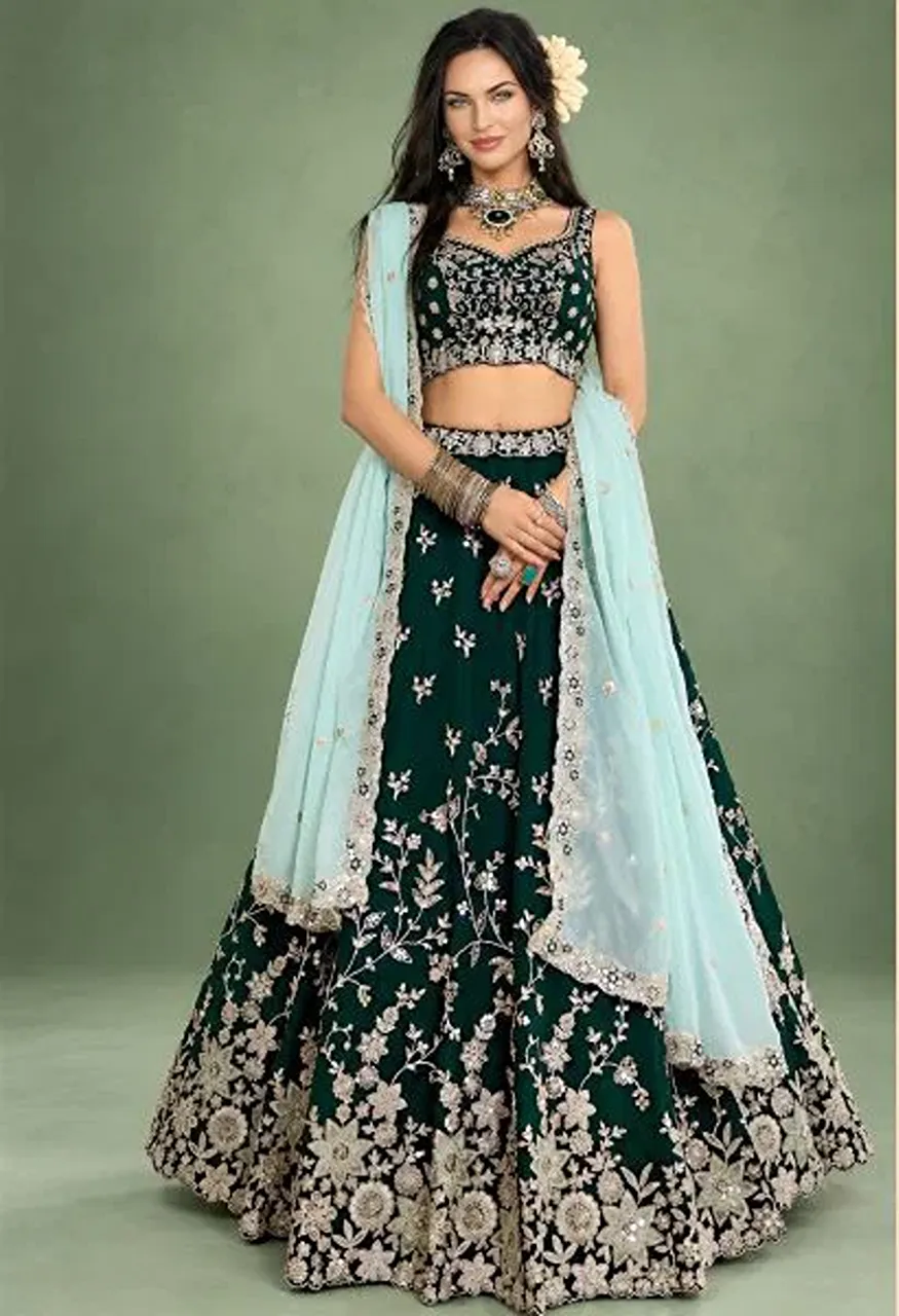 Zeel Vol 39 Rangoli Silk Lehenga with Zari, Sequin &amp; Thread Embroidery Wholesale Collection — Lehenga, Zeel wholesale from Surat — view 4