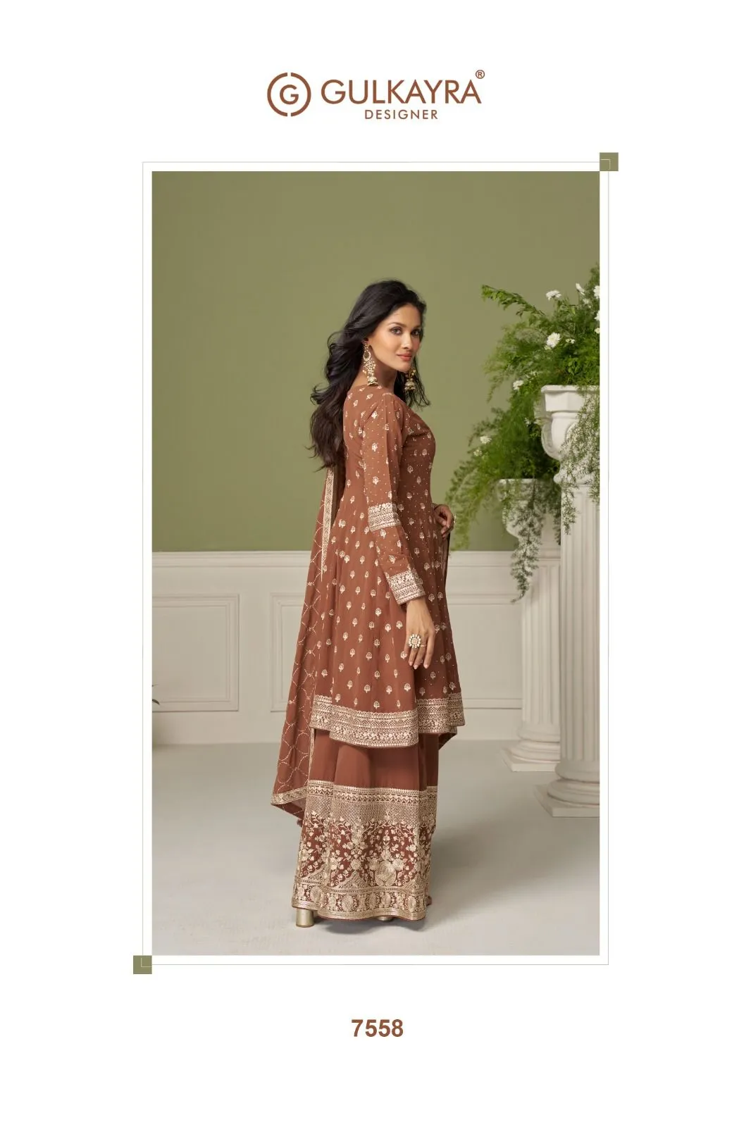 Gulkayra Glamour Georgette With Embroidery Work Salwar Kameez