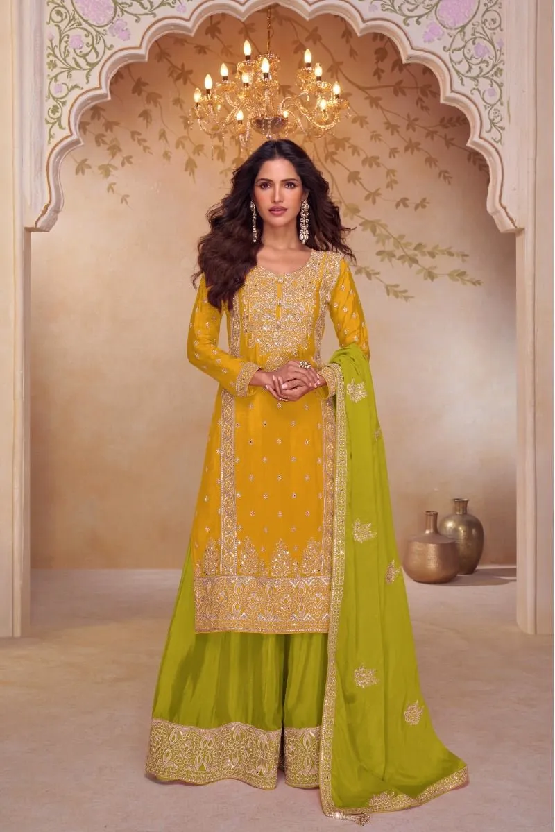 Gulkayra Shagun Chinon With Embroidery Work Salwar Suit