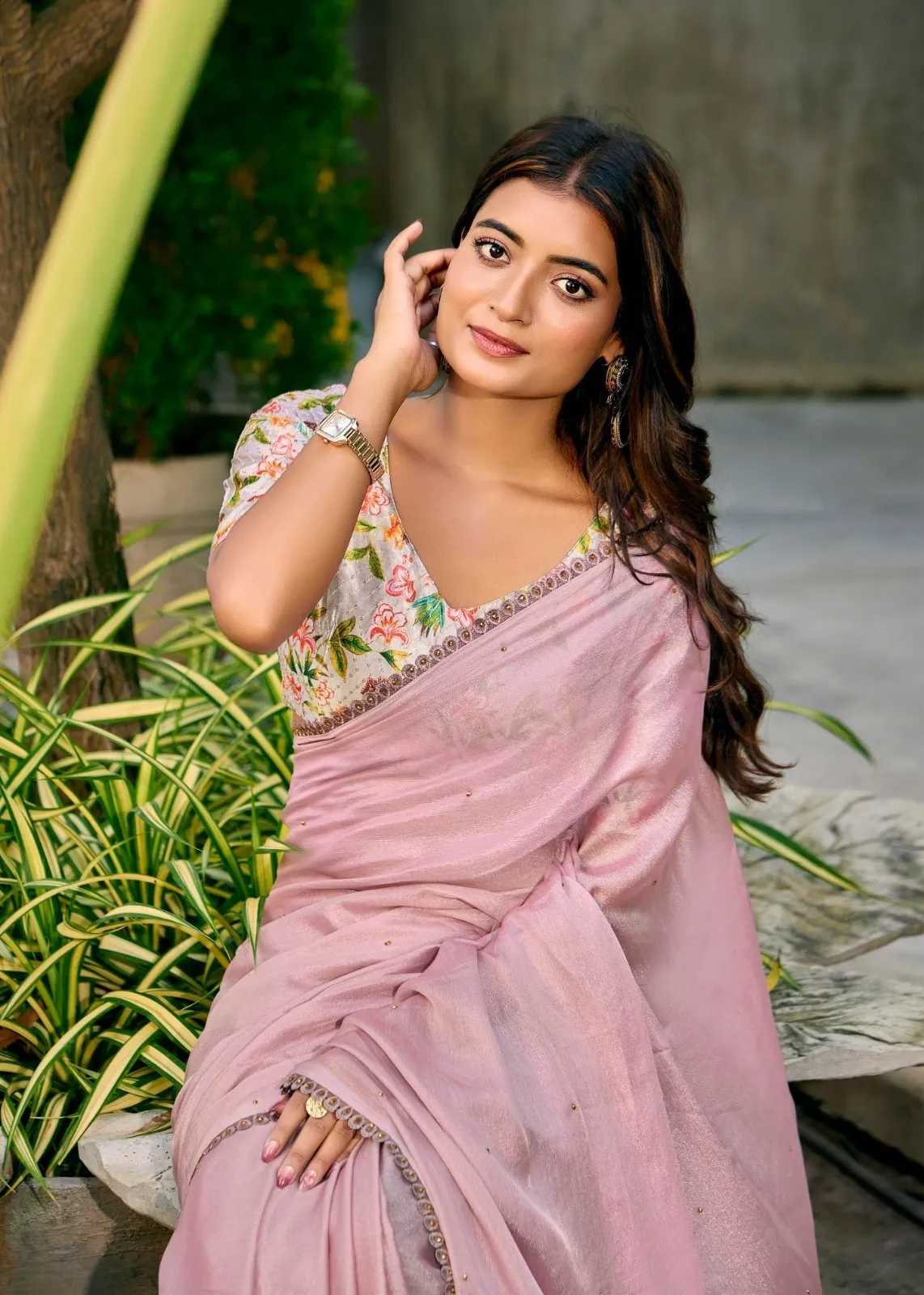 Kashvi Neel Vol 20 Satin With Swarovski Work Saree